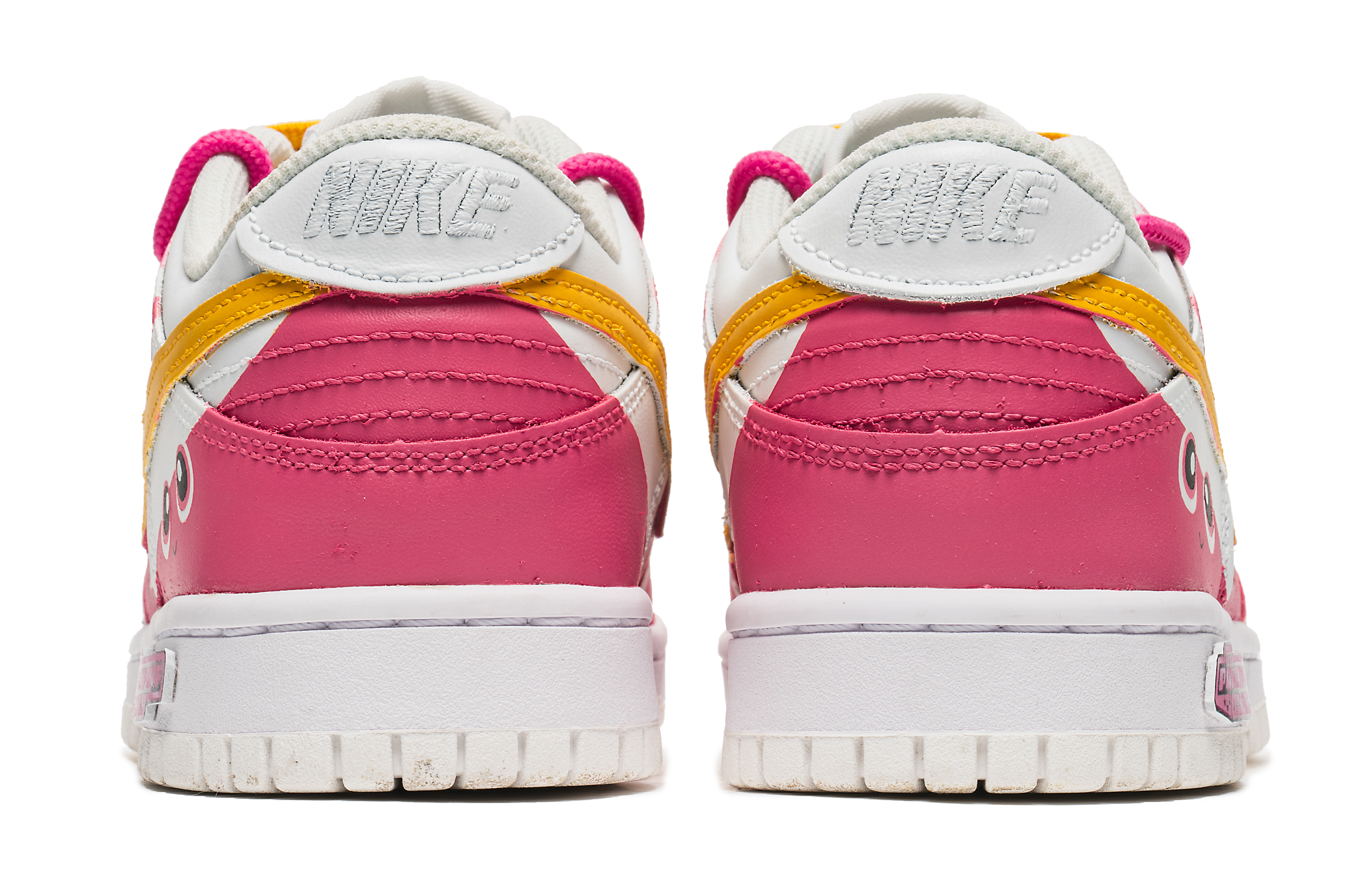 Shop [定制鞋] 耐克Dunk Low ‘飞天小女警泡泡白粉’ DH9765-102(Team67-花花小女警)