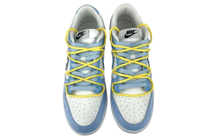 Shop 【定製球鞋】 Nike Dunk Low 是在玩鞋 動漫 飛天小女警 泡泡 解構 雙鞋帶 低幫 板鞋 男款 黃藍