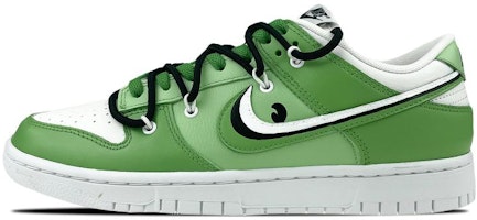 【定制球鞋】Nike Dunk Low whenshoes whenshoes是在玩鞋 動漫 飛天小女警 毛毛 解構 雙鞋帶 低幫 板鞋 男款 黑綠 Buy 【定制球鞋】Nike Dunk Low whenshoes whenshoes是在玩鞋 動漫 飛天小女警 毛毛 解構 雙鞋帶 低幫 板鞋 男款 黑綠