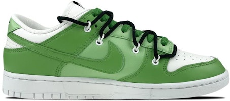 【定制球鞋】Nike Dunk Low whenshoes whenshoes是在玩鞋 動漫 飛天小女警 毛毛 解構 雙鞋帶 低幫 板鞋 男款 黑綠 Order 【定制球鞋】Nike Dunk Low whenshoes whenshoes是在玩鞋 動漫 飛天小女警 毛毛 解構 雙鞋帶 低幫 板鞋 男款 黑綠