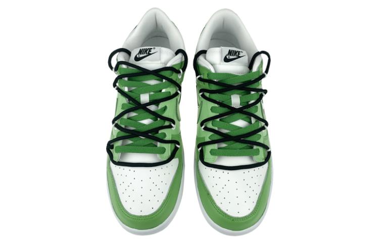 Lookbook 나이키 덩크 로우 '버터컵 블랙그린' (커스텀) DJ6188-101(Team叁-男款飞天毛毛)