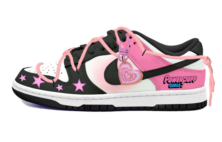 Order 나이키 덩크 로우 '파워퍼프걸스 핑크' (커스텀) CW1590-100(Team拾玖-粉色女警S-BOX)