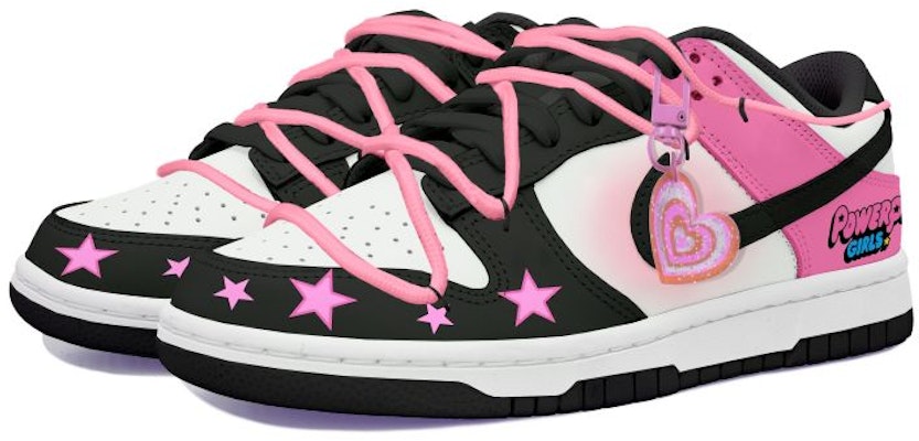 カスタムシューズ】ナイキ ダンク ロー『パワーパフガールズ ピンク』 CW1590-100(Team拾玖-粉色女警S-BOX) Shop カスタムシューズ】ナイキ ダンク ロー『パワーパフガールズ ピンク』 CW1590-100(Team拾玖-粉色女警S-BOX)