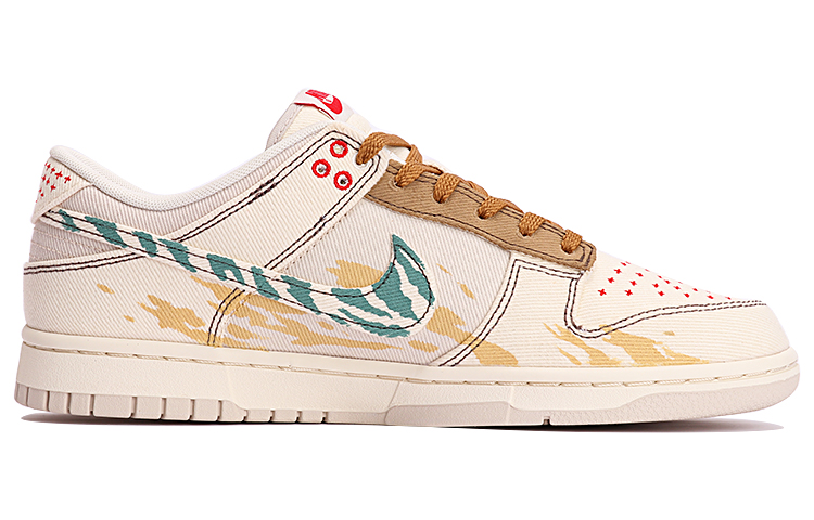 Order [Zapatillas Personalizadas] Nike Dunk Low 'Prairie Oasis Amarillo-Verde' DV0834-100(TeamThree-男款-黄绿)