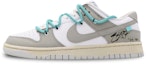 Order 나이키 덩크 로우 '프레피 그레이-화이트' (커스텀) DV0831-101(Team53-男款SHIFT转移)
