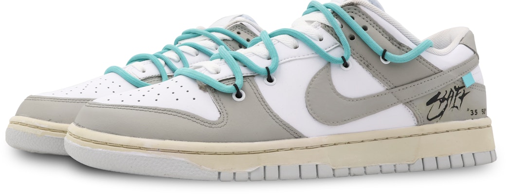 나이키 덩크 로우 '프레피 그레이-화이트' (커스텀) DV0831-101(Team53-男款SHIFT转移) Shop 나이키 덩크 로우 '프레피 그레이-화이트' (커스텀) DV0831-101(Team53-男款SHIFT转移)