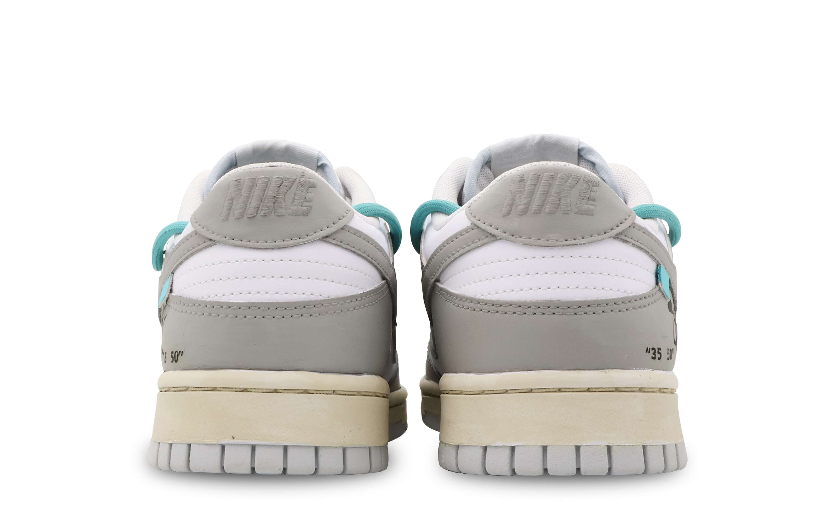 Purchase 【定製球鞋】Nike Dunk Low SHIFT轉移 林蔭路少數高級 簡約 百搭 低筒 板鞋 GS 灰白