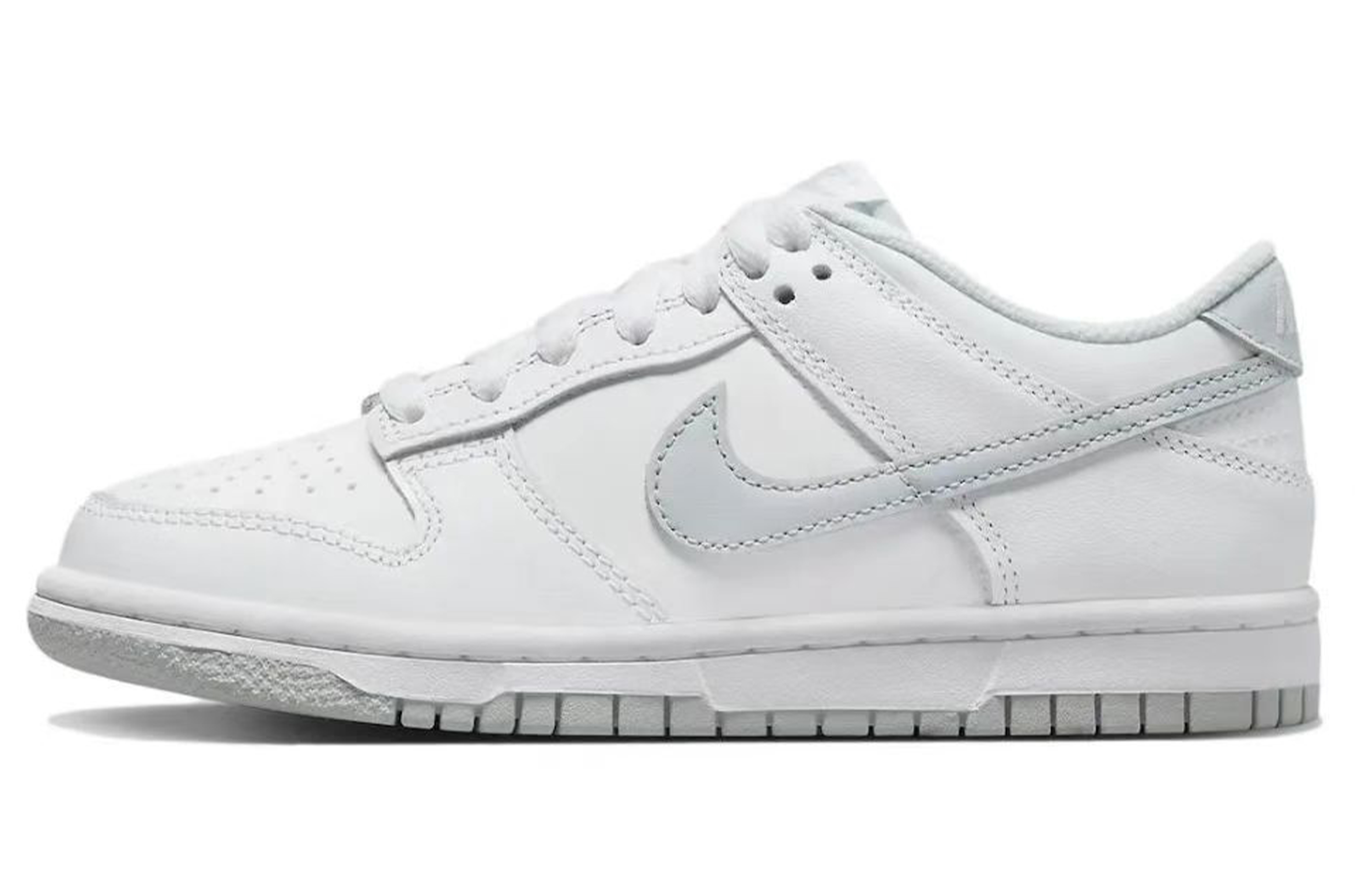 Sizing 【定製球鞋】Nike Dunk Low SHIFT轉移 林蔭路少數高級 簡約 百搭 低筒 板鞋 GS 灰白