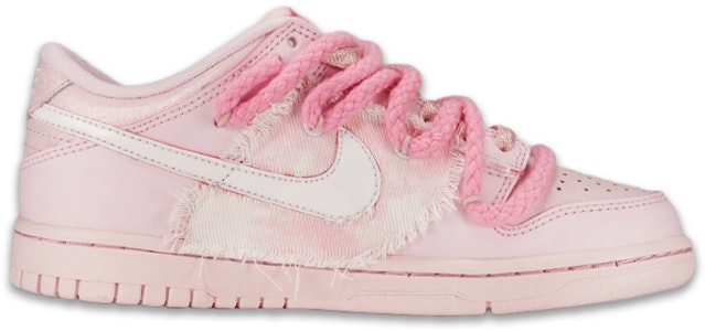 【定制球鞋】 Nike Dunk Low Prism Pink 聖誕節主題 粉色 愛心 甜酷辣妹牛仔 休閒 低幫 板鞋 GS 櫻花粉 Order 【定制球鞋】 Nike Dunk Low Prism Pink 聖誕節主題 粉色 愛心 甜酷辣妹牛仔 休閒 低幫 板鞋 GS 櫻花粉