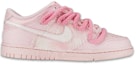 Order 【定制球鞋】 Nike Dunk Low Prism Pink 聖誕節主題 粉色 愛心 甜酷辣妹牛仔 休閒 低幫 板鞋 GS 櫻花粉