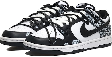 【定制鞋款】Nike Dunk Low '打孔腰果花 - 黑白' DD1391-100(Team10-打孔腰果花) Lookbook 【定制鞋款】Nike Dunk Low '打孔腰果花 - 黑白' DD1391-100(Team10-打孔腰果花)