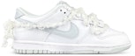 Order 【訂製球鞋】Nike Dunk Low 純愛芭蕾 解構 蝴蝶結 蕾絲花邊綁帶 防滑減震 低筒 板鞋 GS 白灰
