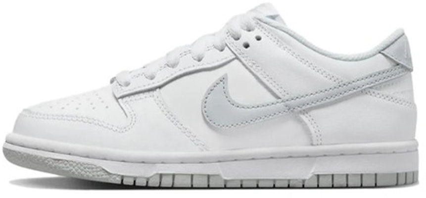 【訂製球鞋】Nike Dunk Low 純愛芭蕾 解構 蝴蝶結 蕾絲花邊綁帶 防滑減震 低筒 板鞋 GS 白灰 Sizing 【訂製球鞋】Nike Dunk Low 純愛芭蕾 解構 蝴蝶結 蕾絲花邊綁帶 防滑減震 低筒 板鞋 GS 白灰