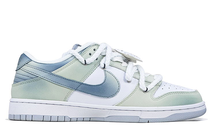 Order [Sepatu Kustom] Nike Dunk Low 'Pure Platinum - Garam Laut Mint' DV0831-101(Team73-海盐薄荷男款)