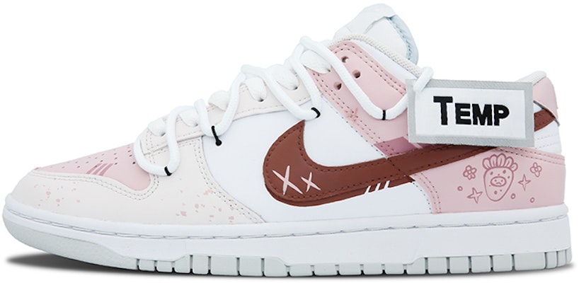 【訂製球鞋】Nike Dunk Low "純白鉑金" 美式奶油 巴庫 甜美 百搭 抗磨 橡膠底 低筒 板鞋 男款 白粉色 Buy 【訂製球鞋】Nike Dunk Low "純白鉑金" 美式奶油 巴庫 甜美 百搭 抗磨 橡膠底 低筒 板鞋 男款 白粉色