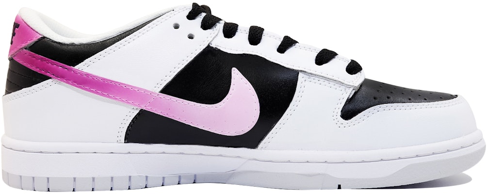 【客製球鞋】Nike Dunk Low "純鉑金" 編織出浪漫驚喜 紫外線變色 低筒 滑板鞋 男款 黑白紫 Order 【客製球鞋】Nike Dunk Low "純鉑金" 編織出浪漫驚喜 紫外線變色 低筒 滑板鞋 男款 黑白紫