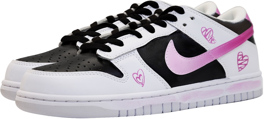 【客製球鞋】Nike Dunk Low "純鉑金" 編織出浪漫驚喜 紫外線變色 低筒 滑板鞋 男款 黑白紫 Lookbook 【客製球鞋】Nike Dunk Low "純鉑金" 編織出浪漫驚喜 紫外線變色 低筒 滑板鞋 男款 黑白紫