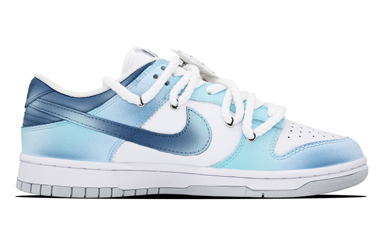 Order 【カスタムシューズ】ナイキ ダンク ロー 'ピュアプラチナム ブルー-ホワイト' DV0831-101(Team73-陷入云端男款)
