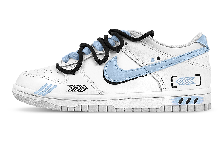 Buy [Sepatu Custom] Nike Dunk Low 'Pure Platinum Biru' DV0831-101(Team76-男款机能蓝)