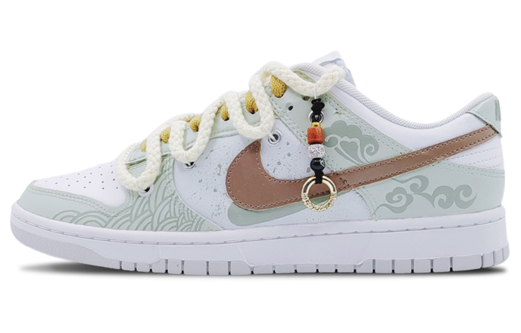 Buy [Nike Personalizados] Nike Dunk Low 'Platino Puro Cang Hai Xiang Yun' DV0831-101(Team68-男款沧海祥云)