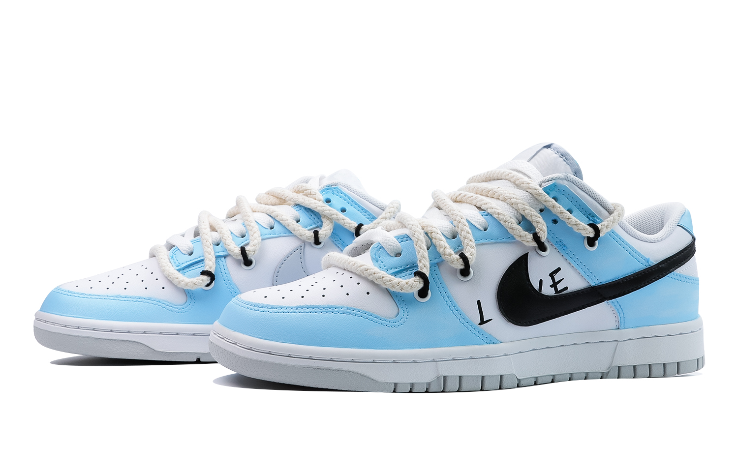 Lookbook 나이키 덩크 로우 '플래티넘 디컨 블루' (Nike Dunk Low 'Platinum Decon Blue') DV0831-101(Team48-爱情海)