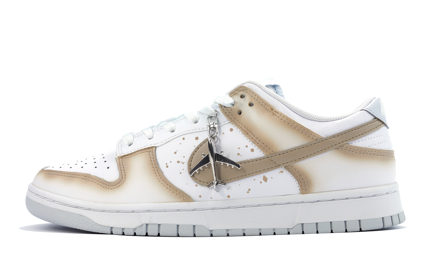 Buy [Kasut Custom] Nike Dunk Low 'Pure Platinum Desert Eagle' DV0831-101(Team48-沙漠之鹰)