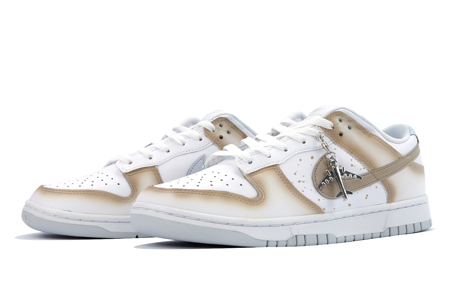 Lookbook [Kasut Custom] Nike Dunk Low 'Pure Platinum Desert Eagle' DV0831-101(Team48-沙漠之鹰)