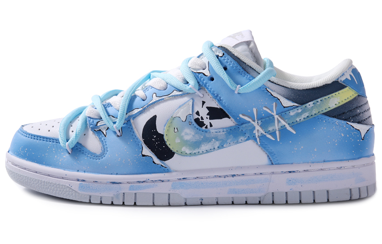 Buy [Sepatu Custom] Nike Dunk Low 'Pure Platinum Dissolving Blue' DV0831-101(TEMA77-溶解蓝)