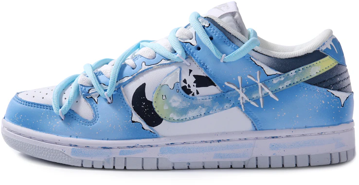 custom-shoes-nike-dunk-low-pure-platinum-dissolving-blue