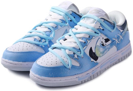 【定制球鞋】Nike Dunk Low Pure Platinum 溶解藍 簡潔百搭 清涼 低筒 板鞋 男款 藍灰白 Lookbook 【定制球鞋】Nike Dunk Low Pure Platinum 溶解藍 簡潔百搭 清涼 低筒 板鞋 男款 藍灰白