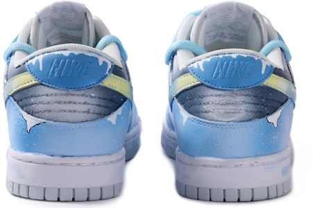 【定制球鞋】Nike Dunk Low Pure Platinum 溶解藍 簡潔百搭 清涼 低筒 板鞋 男款 藍灰白 Shop 【定制球鞋】Nike Dunk Low Pure Platinum 溶解藍 簡潔百搭 清涼 低筒 板鞋 男款 藍灰白