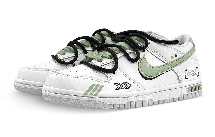 [Custom Shoes] Nike Dunk Low 'Pure Platinum Green' 圖 3