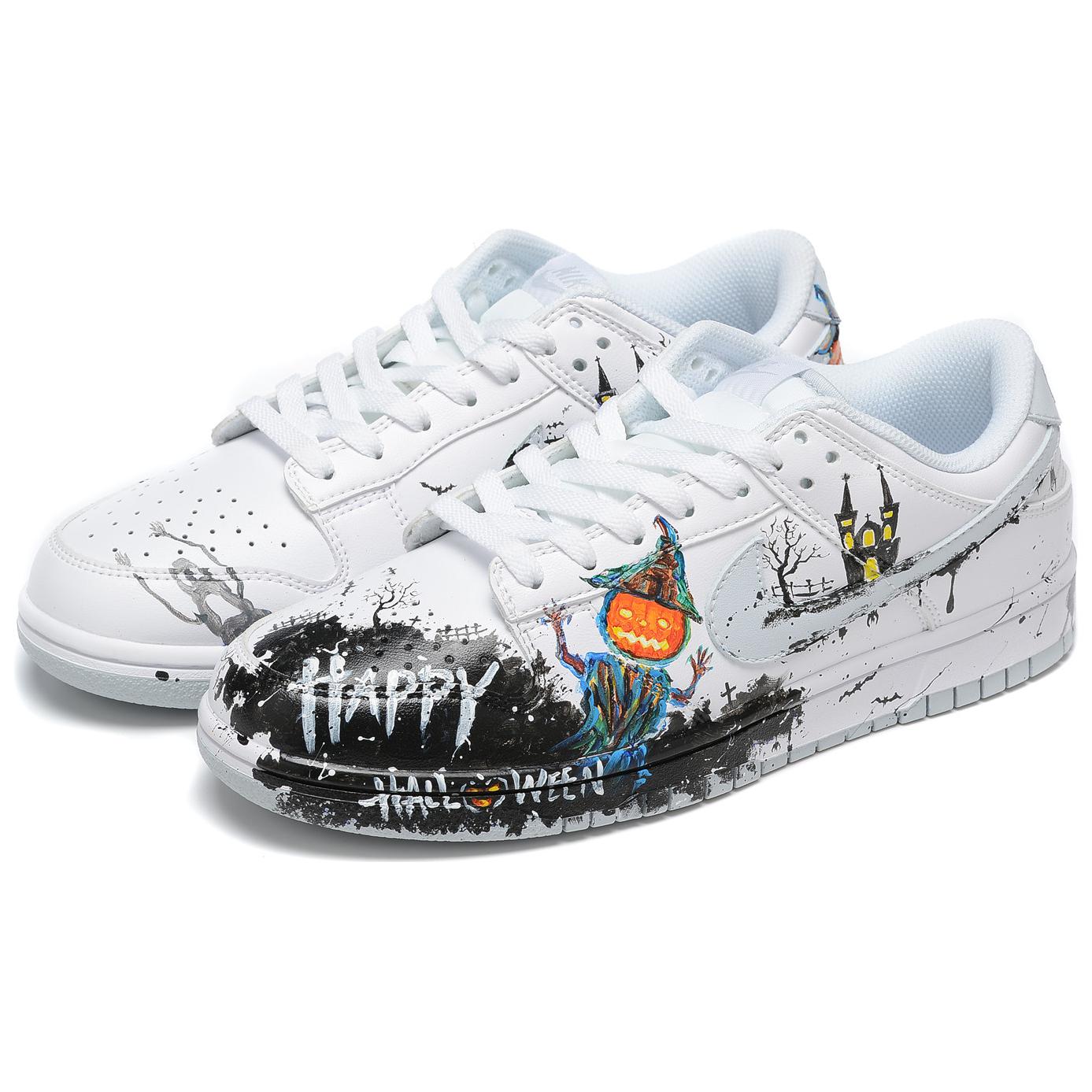 Purchase [Zapatillas Personalizadas] Nike Dunk Low 'Pure Platinum Halloween' DV0831-101(Team54-万圣节鬼堡)