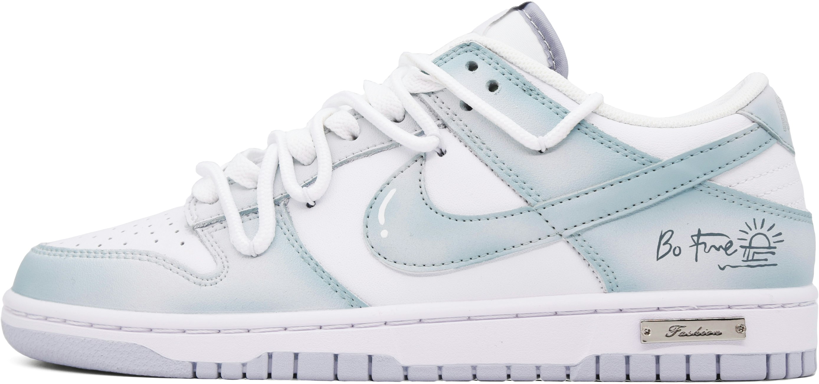 custom-shoes-nike-dunk-low-pure-platinum-island-paradise