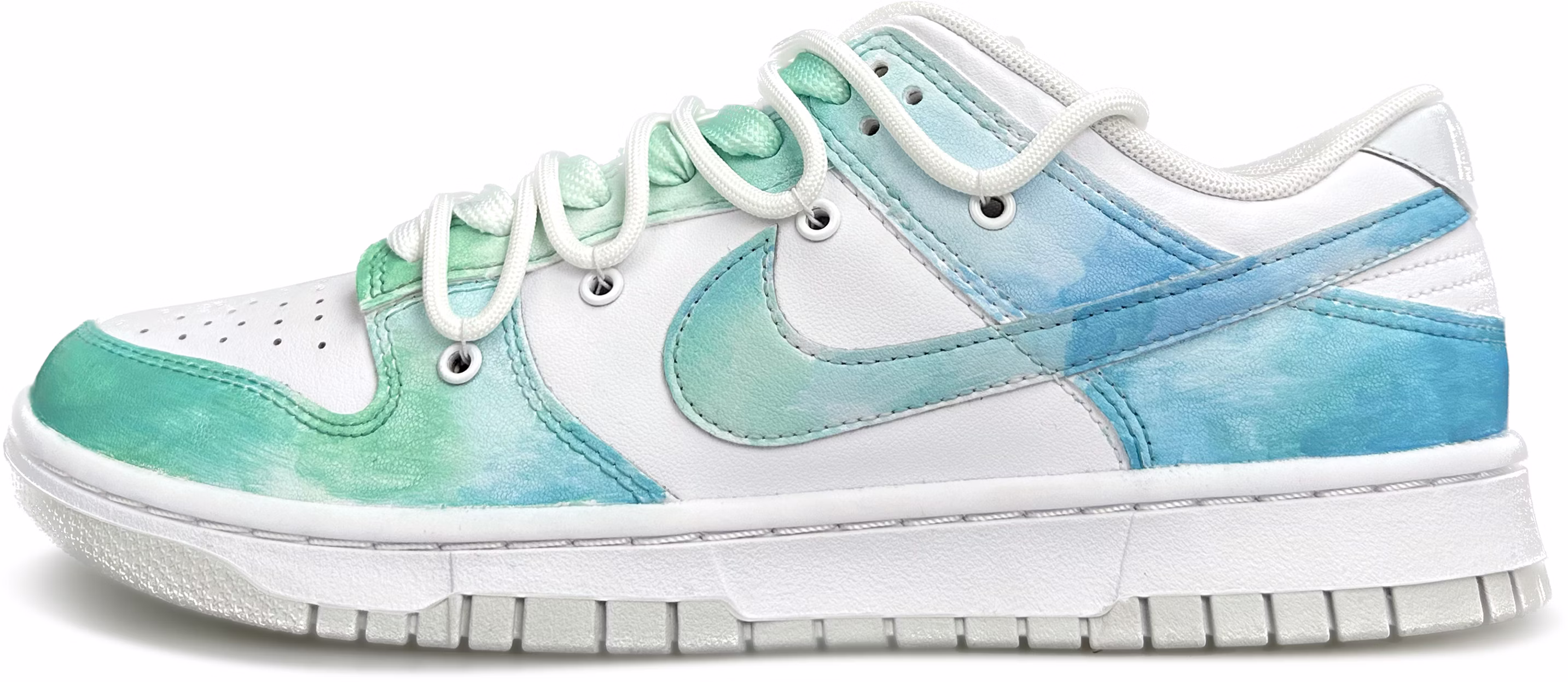 custom-shoes-nike-dunk-low-pure-platinum-jade-dismantled
