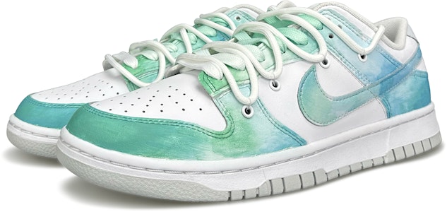 나이키 덩크 로우 '퓨어 플래티넘 제이드 디스맨틀드' (커스텀) DV0831-101(Team79-男款只此青绿) Order 나이키 덩크 로우 '퓨어 플래티넘 제이드 디스맨틀드' (커스텀) DV0831-101(Team79-男款只此青绿)