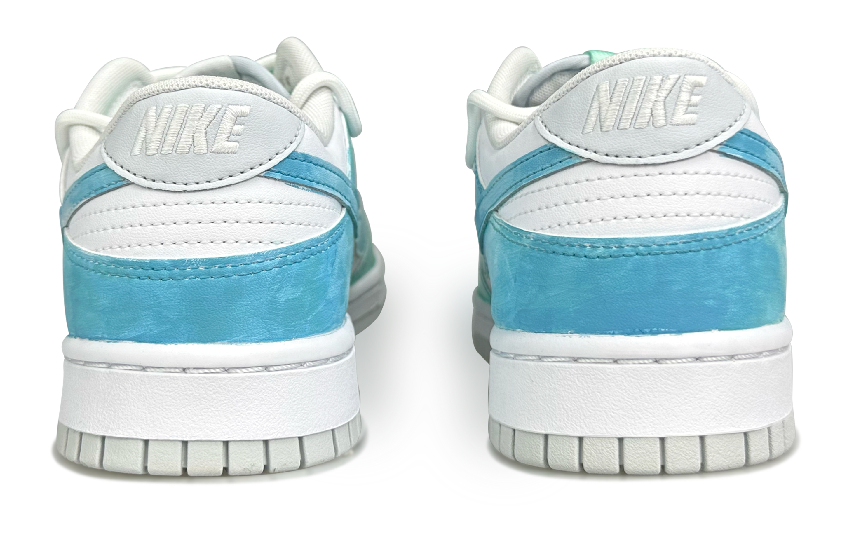 Shop [定制鞋款] 耐克Dunk低帮‘纯铂金翡翠拆解’ DV0831-101(Team79-男款只此青绿)