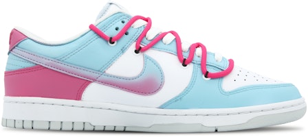 【定制球鞋】Nike Dunk Low "Pure Platinum" 愛你自己 手繪 潮流 低幫 板鞋 男款 白藍 Order 【定制球鞋】Nike Dunk Low "Pure Platinum" 愛你自己 手繪 潮流 低幫 板鞋 男款 白藍