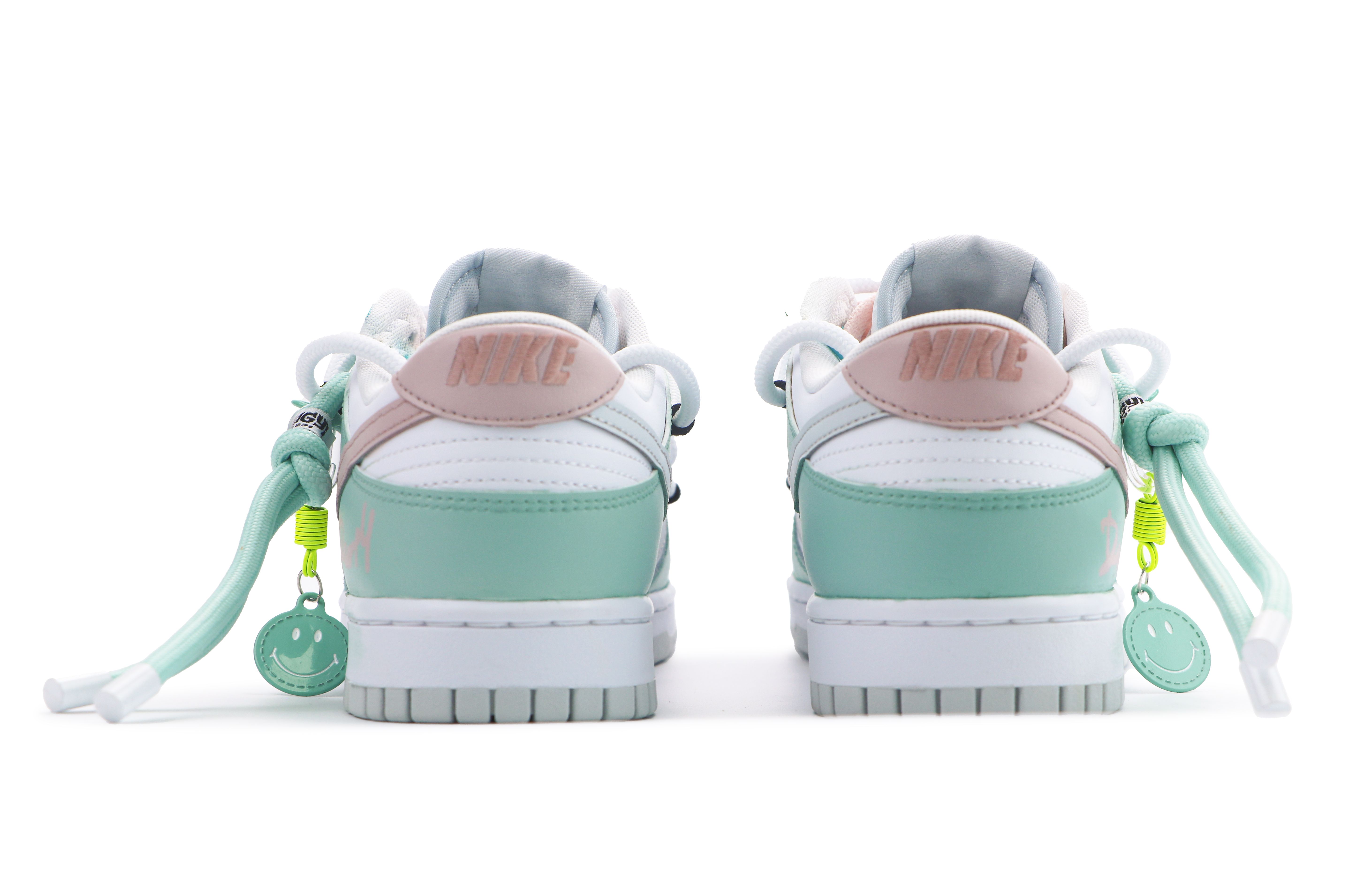 Shop [Zapatos Personalizados] Nike Dunk Low 'Platino Puro Verde Menta' DV0831-101(Team48-粉薄荷)