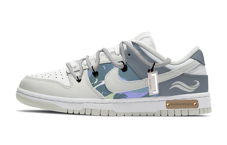 Buy [Sepatu Kustom] Nike Dunk Low 'Pure Platinum Shorebreak' DV0831-101(Team48-海浪浅滩)