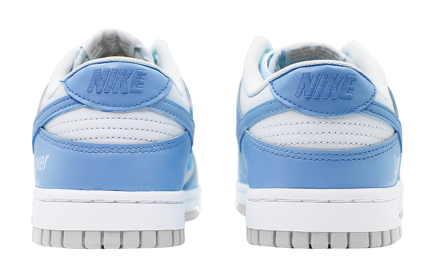 Shop [Kasut Custom] Nike Dunk Low 'Pure Platinum Summer Lover' DV0831-101(Team48-夏日情人)