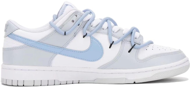 【客製化球鞋】Nike Dunk Low “純鉑金” 風格 高街 英文 低筒 板鞋 男款 灰藍 Buy 【客製化球鞋】Nike Dunk Low “純鉑金” 風格 高街 英文 低筒 板鞋 男款 灰藍