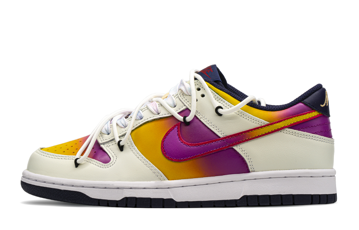 Order [Zapatillas Personalizadas] Nike Dunk Low 'Degradado Morado' FV8119-161(TeamA-渐变)