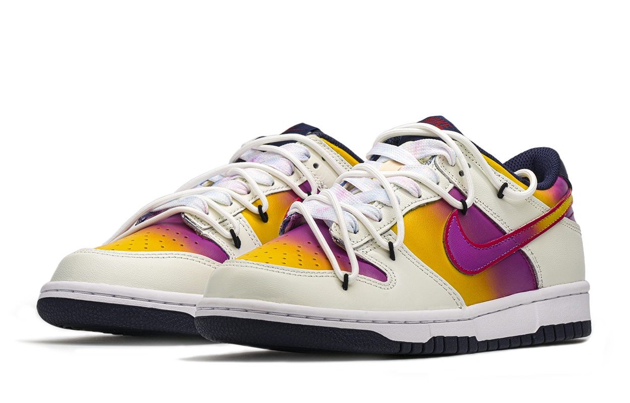 Shop [Zapatillas Personalizadas] Nike Dunk Low 'Degradado Morado' FV8119-161(TeamA-渐变)