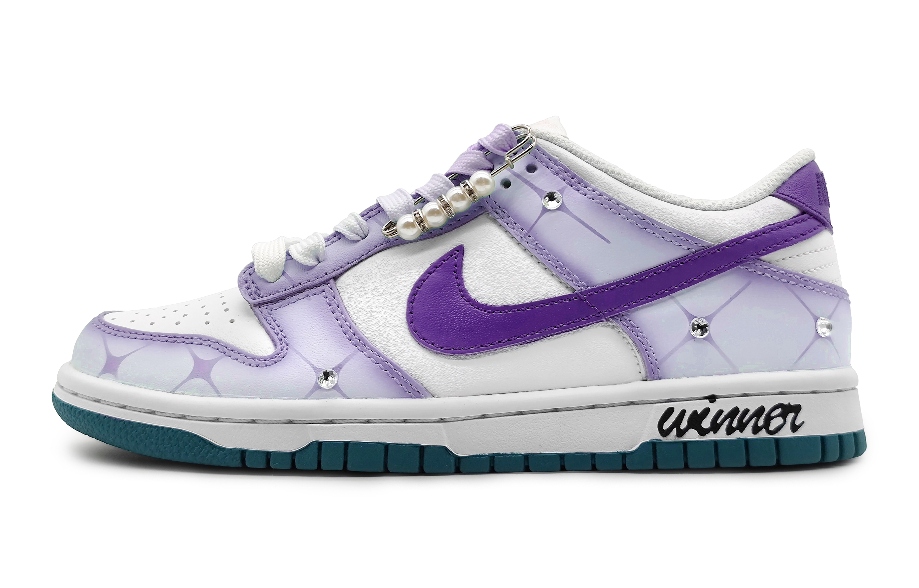 Buy [Zapatillas Personalizadas] Nike Dunk Low 'Joya Morada Degradada' FD9911-101(Team16-万紫流苏)