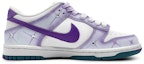Order 【客製球鞋】 Nike Dunk Low 萬紫流蘇 鑲鑽 漸變紫色 小清新色彩 低筒 板鞋 GS 紫