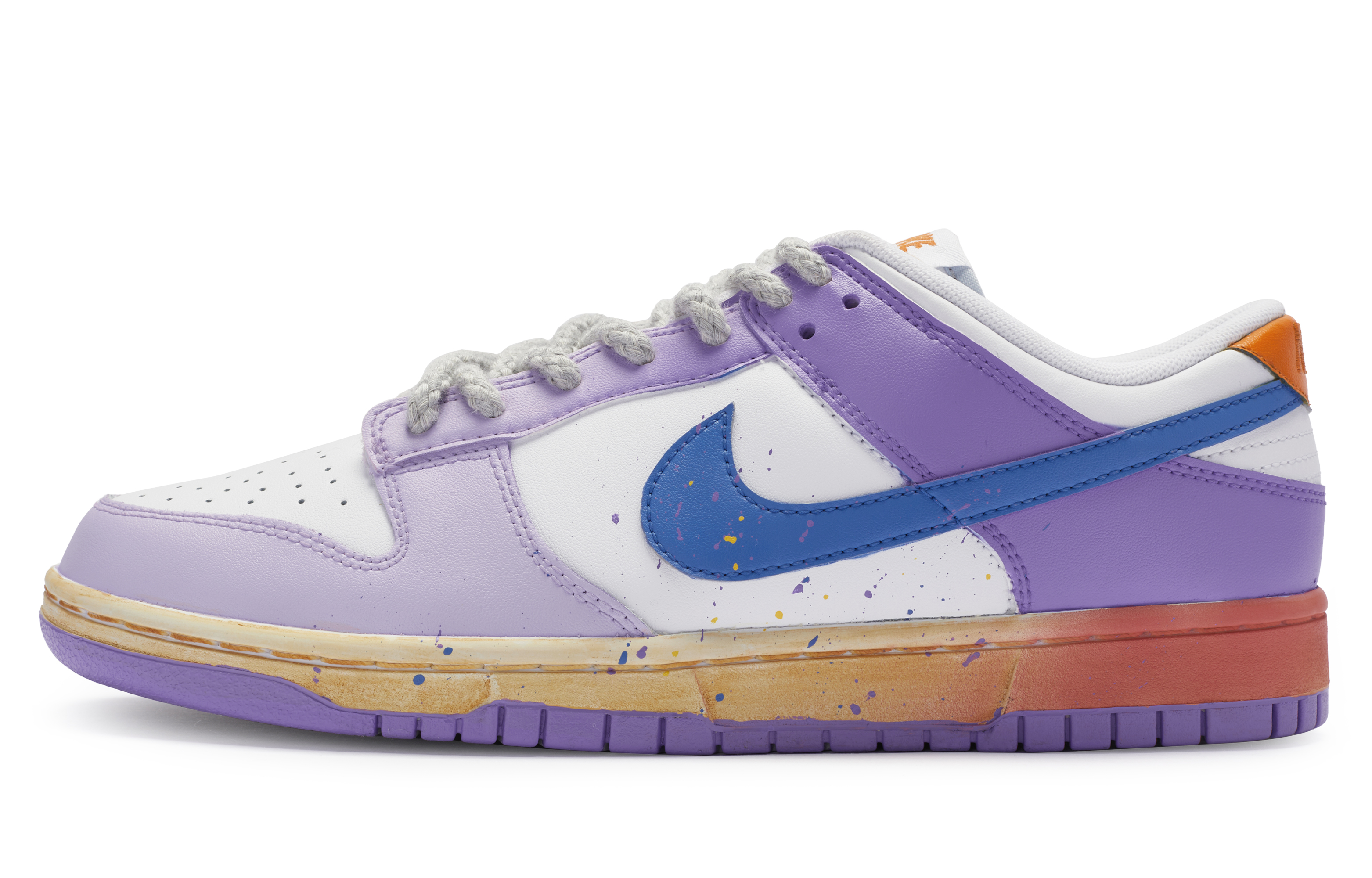 Buy [Zapatillas Personalizadas] Nike Dunk Low 'Morado Naranja' DV0831-101-445739