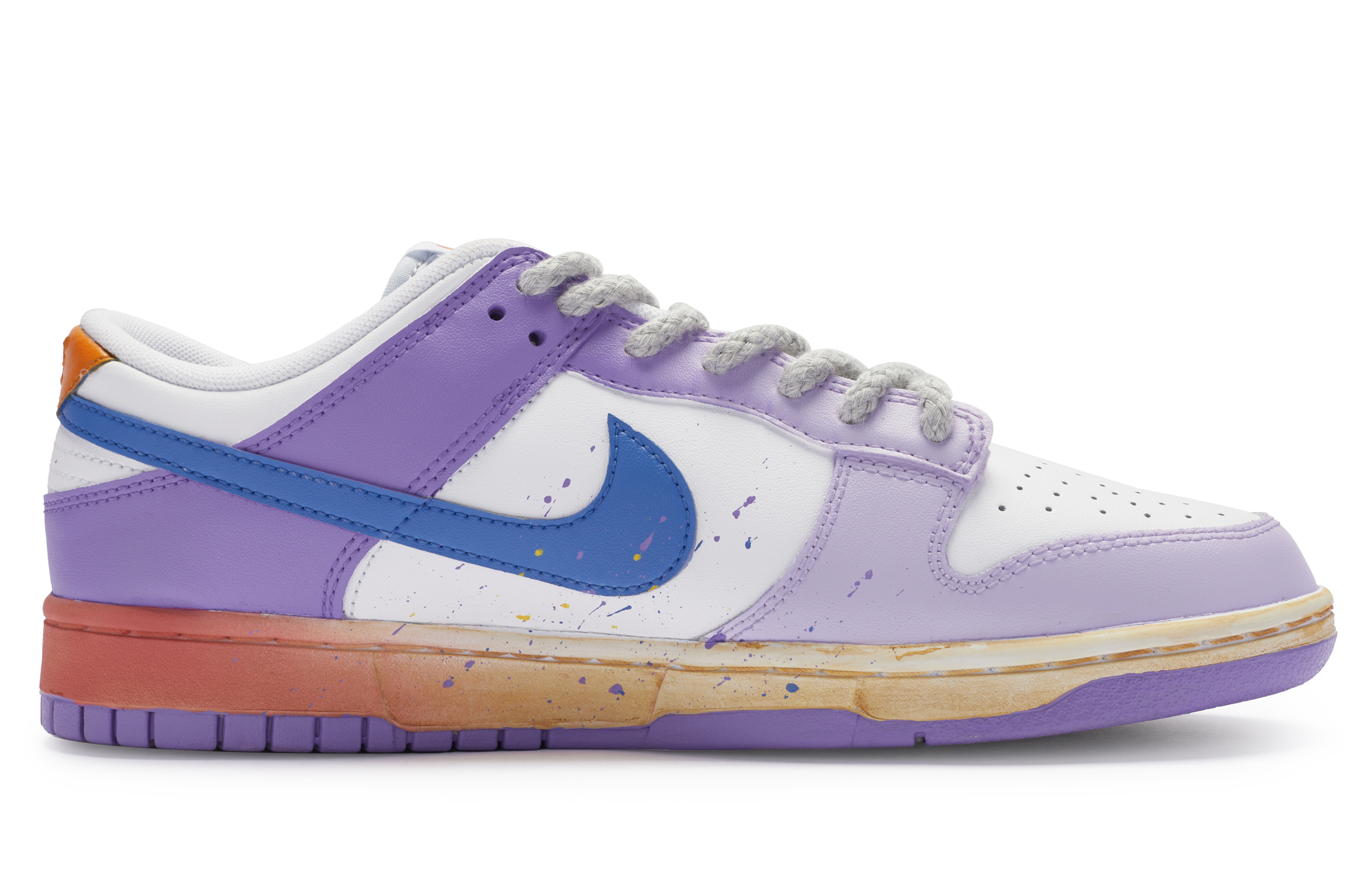 Order [Zapatillas Personalizadas] Nike Dunk Low 'Morado Naranja' DV0831-101-445739