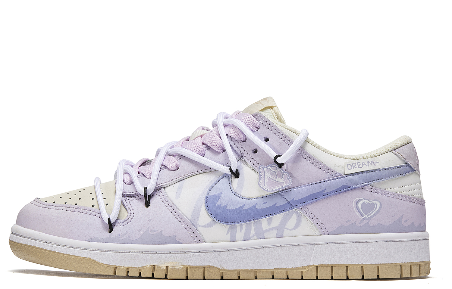 [Custom Shoes] Nike Dunk Low 'Purple Rose Panda'