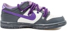 Order ナイキ ダンク LOW 紫白灰カスタム (Nike Dunk LOW 紫白灰カスタム) DH9765-100(Team拾玖-紫心挂链女S-BOX)
